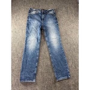 Silver Jeans Co Jeans Womens 29 Straight Leg Medium Blue Wash Denim